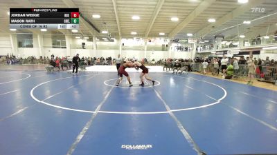 169 lbs Consi Of 16 #2 - Jordan Wedge, Red Roots WC vs Mason Rath, Chelmsford