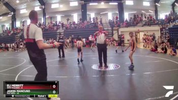 75 lbs Quarterfinals (8 Team) - Eli Merritt, Ohio Hazards vs Jaxon Mancuso, Mat Rats