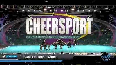 Bayou Athletics - CAYENNE [2021 L1.1 Youth - PREP - D2 Day 1] 2021 CHEERSPORT National Cheerleading Championship