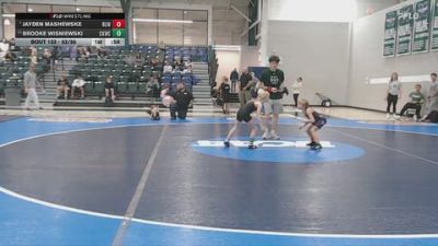 52/56 Round 6 - Jayden Mashewske, Riled Up Wrestling vs Brooke Wisniewski, Little Huskies