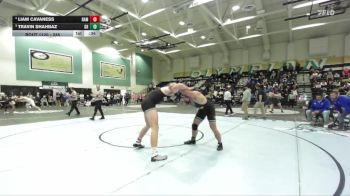 285 lbs 3rd Place Match - Travin Shahbaz, Granite Hills vs Liam Cavaness, Ramona