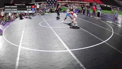 92 lbs Owen Thomas, Alaska 1 14U Boys vs Justice Chung, Hawaii 14U Boys