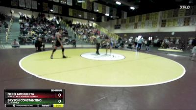 119 lbs Semifinal - Neko Archuleta, Sunkist Kids Monster Garage vs Bryson Constantino, Elite Force