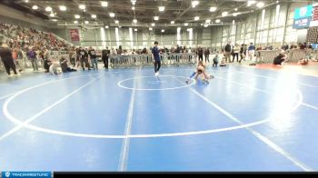 83 lbs Quarterfinal - Remington Grunhuvd, Mine Yard Dogs Wrestling Club vs Blake Mauch, Sons Of Atlas Wrestling Club