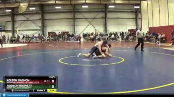 285 lbs Champ. Round 1 - Kolton Gagnon, Wesleyan University (Connecticut) vs Addison Boisvert, Roger Williams University