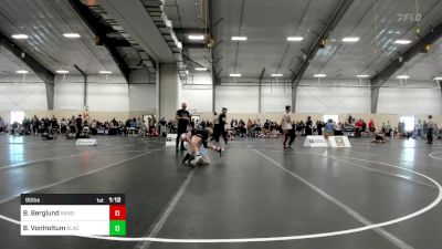 95 lbs Semifinal - Beckett Berglund, Sanderson Wrestling Academy vs Brody VonHoltum, Black Fox Wrestling Academy