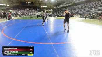 1A 175 lbs Quarterfinal - Vance Lawrence, Mount Baker vs Kaiden Kintner, Toppenish