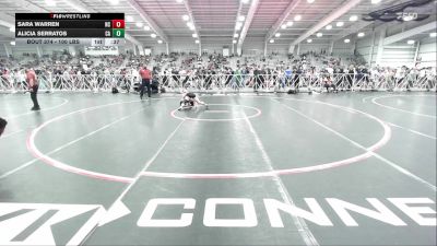 100 lbs Consolation - Sara Warren, NC vs Alicia Serratos, CA