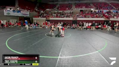 165 lbs Semis (4 Team) - Jacob Franco, Midlothian Heritage vs Troy Chacon, Lubbock Cooper