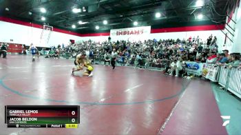 150 lbs Cons. Semi - Gabriel Lemos, Temecula Valley vs Jacob Beldon, San Clemente