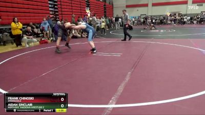 160 lbs Semifinal - Frank Chinoski, Stronghold vs Aidan Sinclair, Northside Takedown Wrestling C