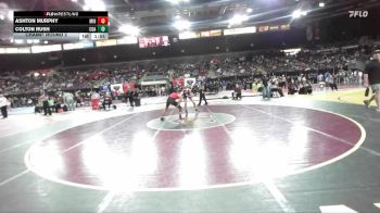126 lbs Champ. Round 2 - Colton Rush, Coeur D Alene vs Ashton Murphy, Minico