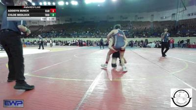 113 lbs 3rd Place - Addisyn Bunch, Claremore Wrestling Club vs Chloe Medlock, Tough N Technical Wrestling Club