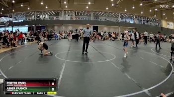 68 lbs Round 5 (6 Team) - Porter Fissel, Jaguar Warriors vs Asher Franco, Triangle WA