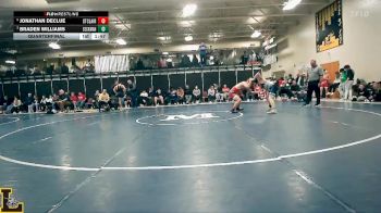 126 lbs Quarterfinal - Braden Williams, Seckman vs Jonathan Declue, St. Clair