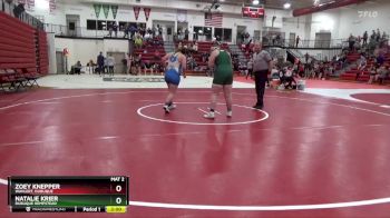 235 lbs 5th Place Match - Zoey Knepper, Wahlert, Dubuque vs Natalie Krier, Dubuque Hempstead