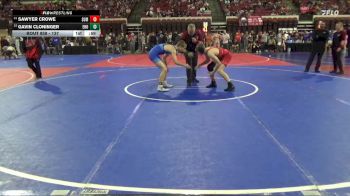137 lbs Cons. Round 1 - Gavin Cloninger, East Helena Outlaws vs Sawyer Crowe, SW Mt Wrestling