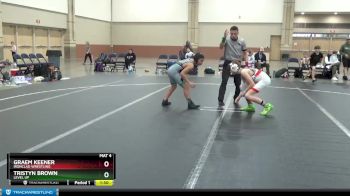 100 lbs Round 3 - Tristyn Brown, Level Up vs Graem Keener, Ironclad Wrestling