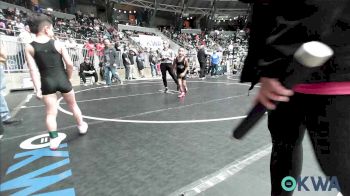 61 lbs Consi Of 16 #1 - Mateo Rascon, Bridge Creek Youth Wrestling vs Kohen Bell, Madill Takedown