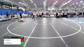 126 lbs Round Of 64 - Robert Pavlek, PA vs Landon Herndon, WV