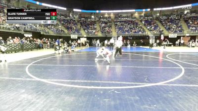 55 lbs Round Of 32 - Slate Turner, Purchase Line vs Grayson Campbell, Union