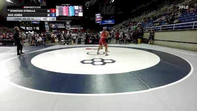 157 lbs Cons. Rd Of 16 - Donovan Symalla, CO vs Dax Jones, AK