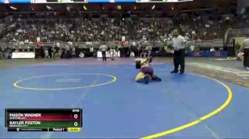 Cons. Round 2 - Bayler Poston, Nebraska City vs Mason Wagner, Scottsbluff