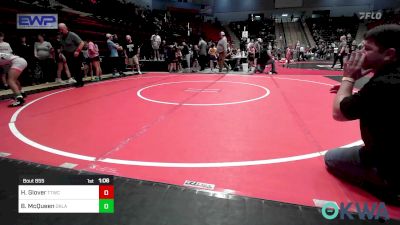 106 lbs Semifinal - Hudson Glover, Team Tulsa Wrestling Club vs Bryson McQueen, Oklahoma Phantom Wrestling Club(OPWC)