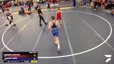 94 lbs Quarterfinal - Hudson Chittum, TN vs Carson Davis, MN