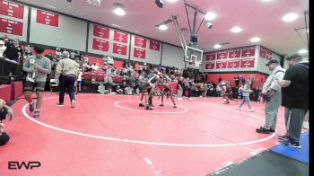 132 lbs Round Of 16 - Daishawn Mayfield, Tulsa Hale vs Zechariah Tecumseh, Wilson-Henryetta