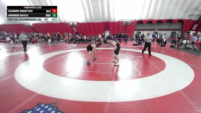 USA Junior Boys - 165 lbs Cons. Round 4 - Xander DiMatteo, Wisconsin vs Andrew Bucci, Belvidere Bandits Wrestling Club