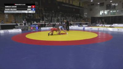 65kg Round 1 - Amelia Lucas, Burnaby Mountain Wrestling Club vs Paige Veloso, Alberta Elite Women`s Wrestling Club