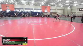 184 lbs Cons. Round 3 - Joe Colon, Wesleyan (CT) vs Shaquille Daniel, Oswego State