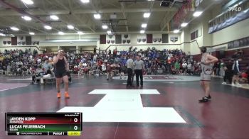 215 lbs Semifinal - Lucas Feuerbach, Solon vs Jayden Kopp, Fennimore