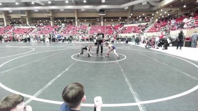 50 lbs 1st Place Match - Ember Shelton, Team Tulsa vs Georgia Howell, Henryetta Knights