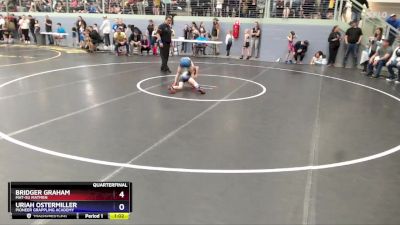 56 lbs Quarterfinal - Uriah Ostermiller, Pioneer Grappling Academy vs Bridger Graham, Mat-Su Matmen