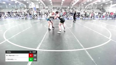 154 lbs Rr Rnd 3 - Wyatt Warren, Team Alien UFO vs Isic Snively, TYW New Breed Jr High