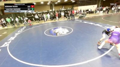 110 lbs Semifinal - Aaliyah Vazquez, Unattached vs Addison Yacko, Unattached