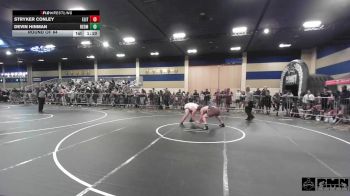 215 lbs Round Of 64 - Stryker Conley, Elite Force WC vs Devin Hinman, Redmond HS