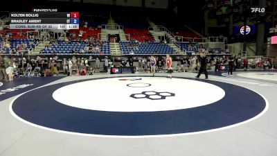 120 lbs Cons. Sub-rd Of 32 - Kolten Bollig, WI vs Bradley Ament, CT