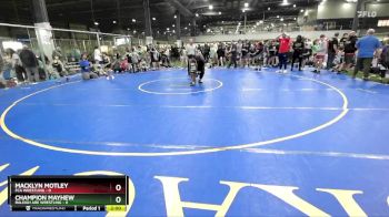 45 lbs Finals (2 Team) - Champion Mayhew, RALEIGH ARE WRESTLING vs Macklyn Motley, FCA WRESTLING