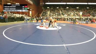 2A-126 lbs Quarterfinal - Killian Teichert, Cokeville vs Brody Shepard, Shoshoni