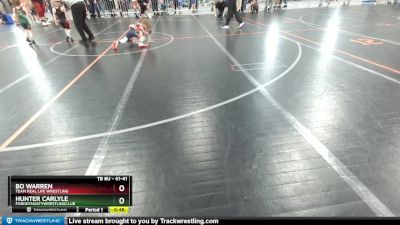 41-41 lbs Round 2 - Hunter Carlyle, FordDynastyWrestlingClub vs Bo Warren, Team Real Life Wrestling