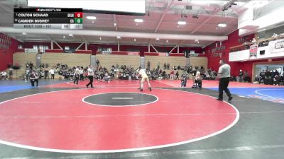 167 lbs Cons. Semi - Colton Schaad, Del Norte vs Camden Bushey, Casa Grande