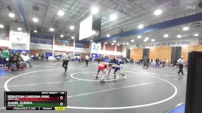 126 lbs Cons. Round 2 - Daniel Guerra, Central Union vs Sebastian Cardona Perez, Santa Ana