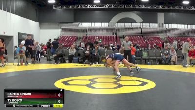 112 lbs Semis & 1st Wrestleback (8 Team) - Carter Kinard, Rebellion vs Ty Bosco, Team Ohio