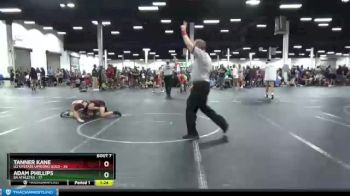 120 lbs Round 2 (8 Team) - Tanner Kane, U2 Upstate Uprising Gold vs Adam Phillips, 84 Athletes