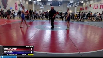 126 lbs 5th Place Match - Ty Adams, East Idaho Elite vs Ryan Amoureux, Fighting Squirrels WC