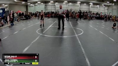 68 lbs Round 1 (8 Team) - Rithik Gallo, Killer Elite vs John Cambra, Mat Assassins Red