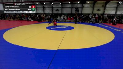 U10 FK - 77 lbs Quarters - William Erlewine, Washington vs Luke Lobbestael, Sunnyside Ironman Wrestling